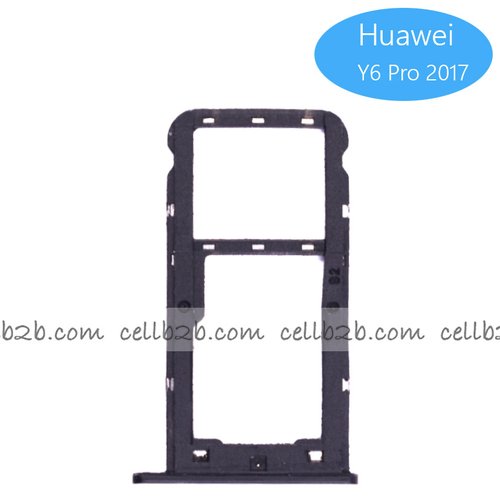 Bandeja de la Tarjeta SIM para Huawei Y6 Pro 2017 Negra