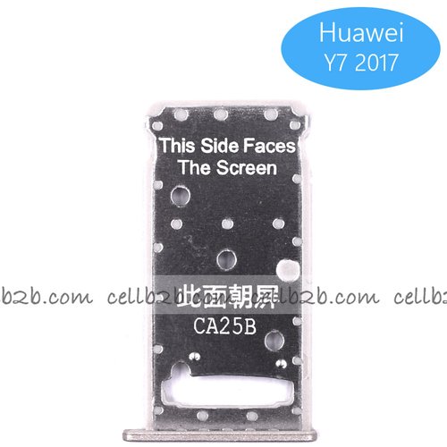 Bandeja de la Tarjeta SIM para Huawei Y7 2017 Dorada