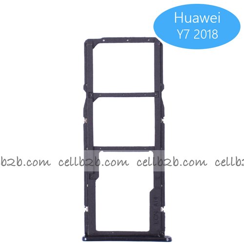 Bandeja de la Tarjeta SIM para Huawei Y7 2018 Negra