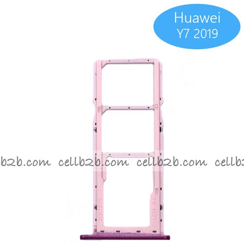 Bandeja de la Tarjeta SIM para Huawei Y7 2019 Rosa