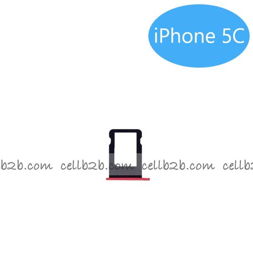 Bandeja de la Tarjeta SIM para iPhone 5C Rojo