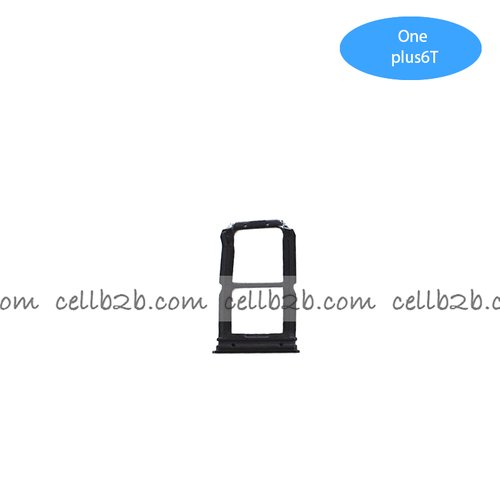 Bandeja de la Tarjeta SIM para OnePlus 6/ 6T Negra Brillante
