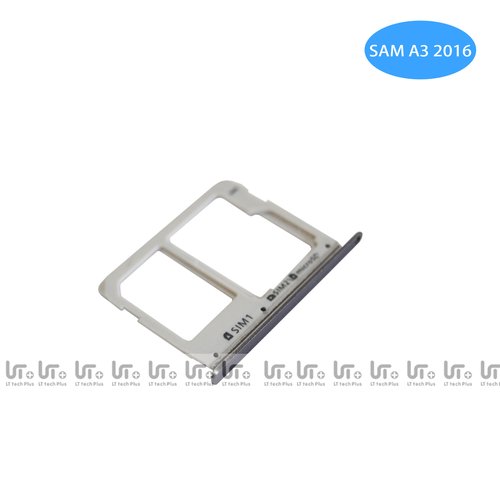 Bandeja de la Tarjeta SIM para SAMSUNG SM-A310F GALAXY A3 (2016)/SM-A510F GALAXY A5 (2016) Negra