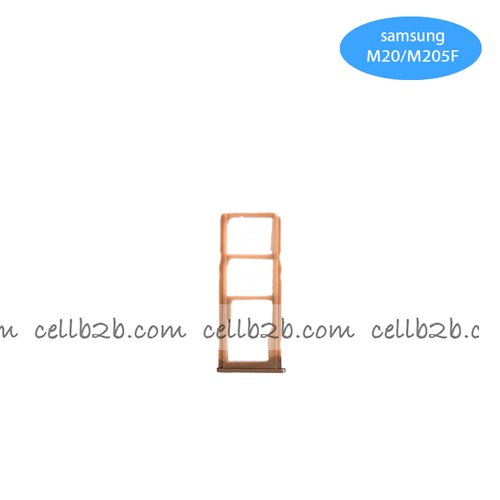 Bandeja de la Tarjeta SIM para Samsung Galaxy M20 M205 Dorada