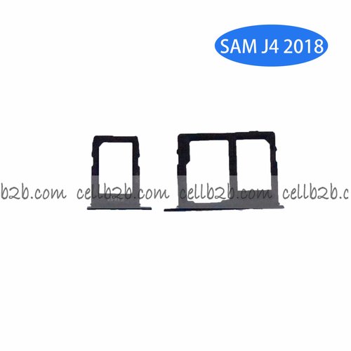 Bandeja de la Tarjeta SIM para Samsung J4 2018 Negra