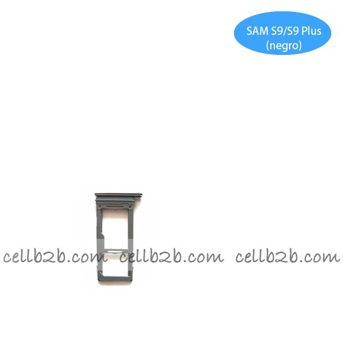 Bandeja de la Tarjeta SIM para Samsung SM-G960 GALAXY S9 / SM-G965 GALAXY S9 PLUS Negra