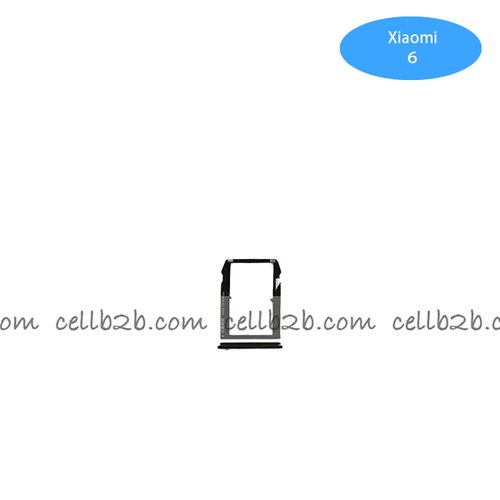 Bandeja de la Tarjeta SIM para Xiaomi Mi 6 Negra