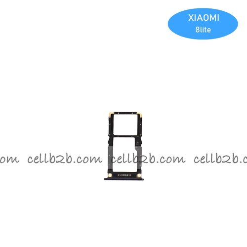 Bandeja de la Tarjeta SIM para Xiaomi Mi 8 Lite Negra