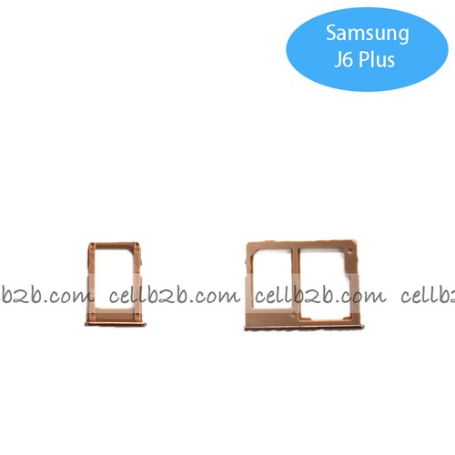 Bandeja de la Tarjeta SIM Samsung J6 Plus J610 Dorada