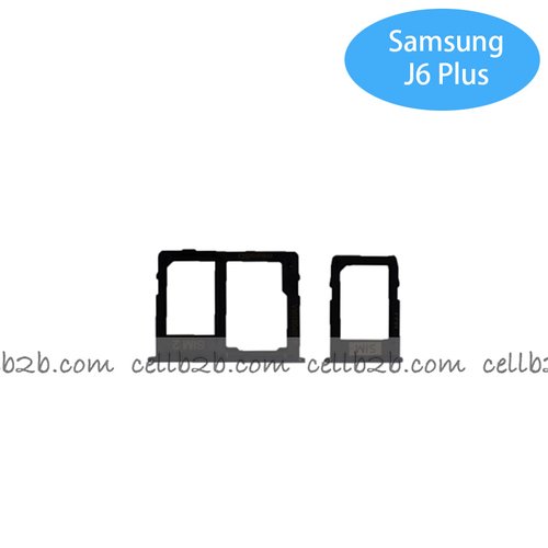 Bandeja de la Tarjeta SIM Samsung J6 Plus J610 Negra