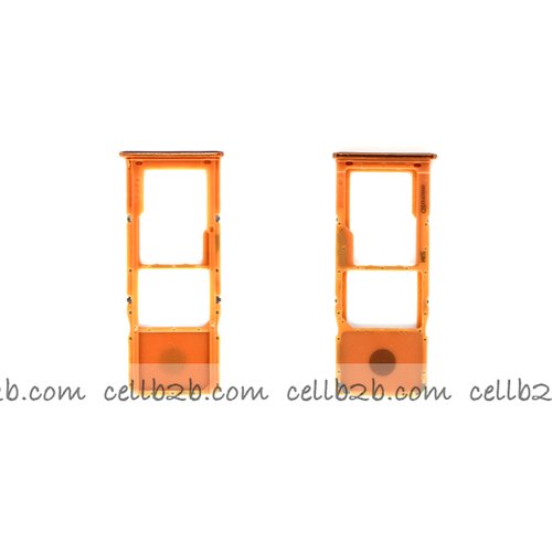 Bandeja de Nano SIM para Samsung A30 A305F / A50 A505F Naranja