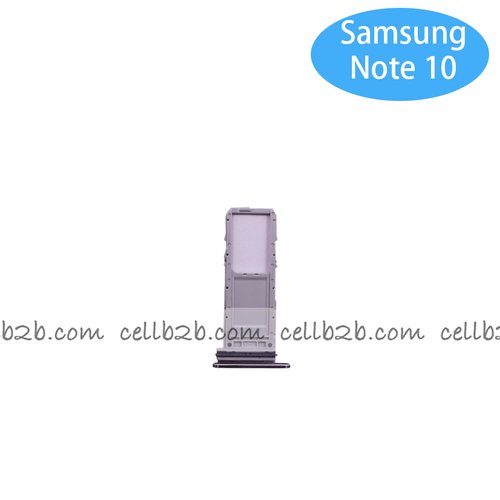 Bandeja de Nano SIM para Samsung Note 10 N970F Blanca