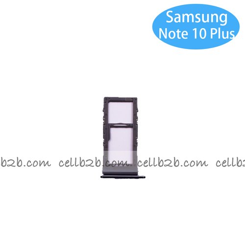 Bandeja de Nano SIM para Samsung Note 10 Plus N975F Negra