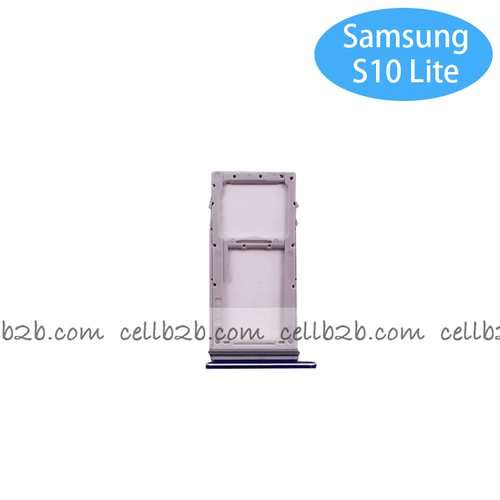 Bandeja de Nano SIM para Samsung S10 Lite G770F Azul