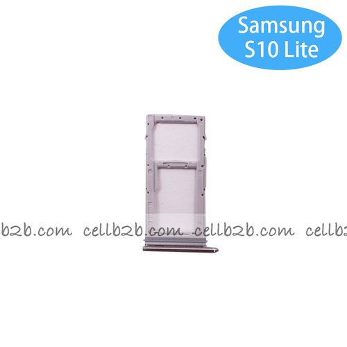 Bandeja de Nano SIM para Samsung S10 Lite G770F Blanca