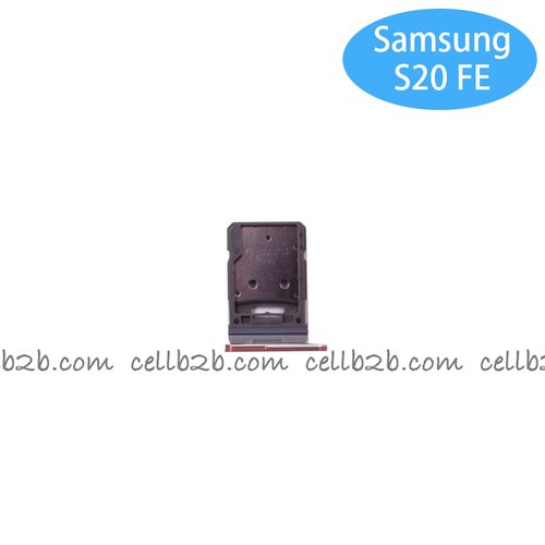 Bandeja de Nano SIM Para Samsung S20 FE / S20 Lite G780F Roja