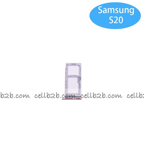 Bandeja de Nano SIM Para Samsung S20 G980F Roja