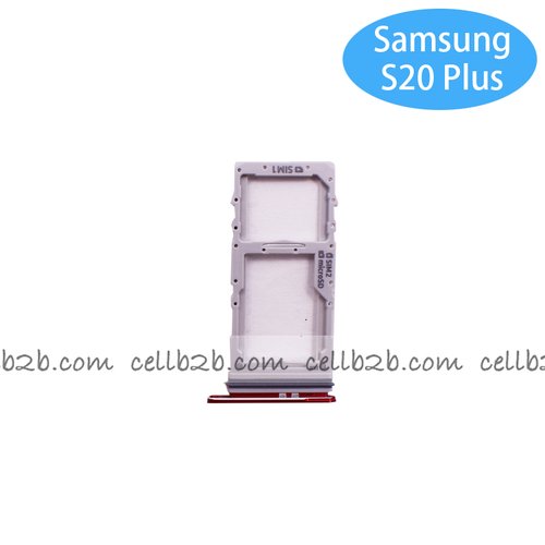 Bandeja de Nano SIM Para Samsung S20 Ultra G988F Roja