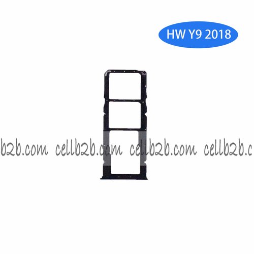 Bandeja de SIM para Huawei Y9 2018 Negra