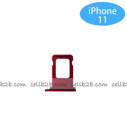 Bandeja de SIM para iPhone 11 Roja