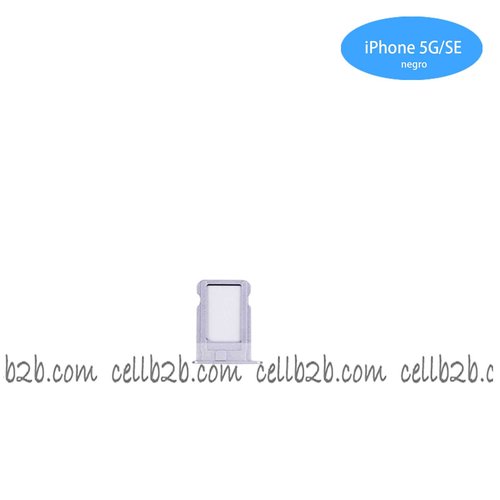 Bandeja de SIM para iPhone 5G/5S/5SE Negra