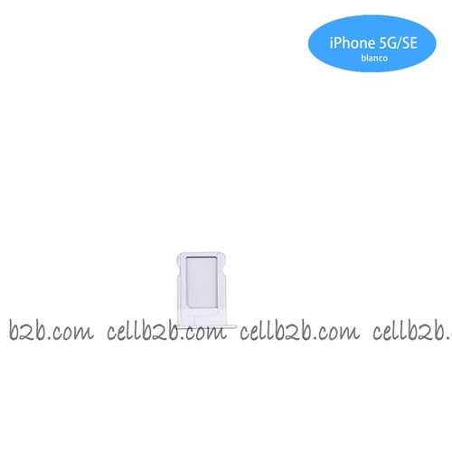 Bandeja de SIM para iPhone 5G/5S/5SE Blanca