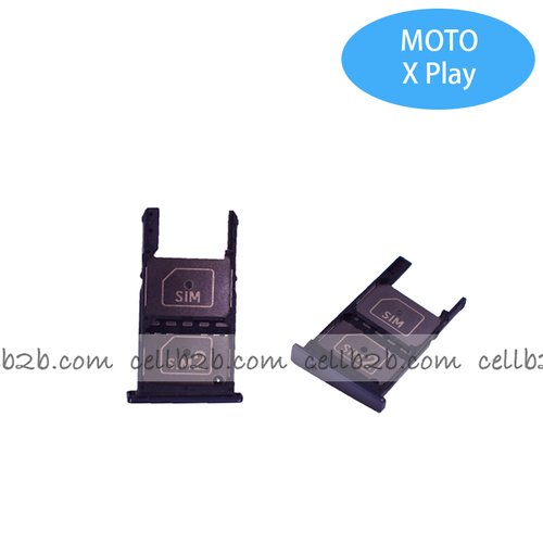 Bandeja de SIM para Motorola X Play Negra