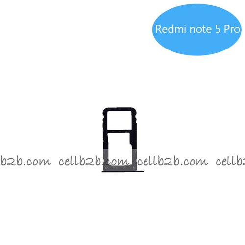 Bandeja de SIM para Redmi Note 5 Pro Negra
