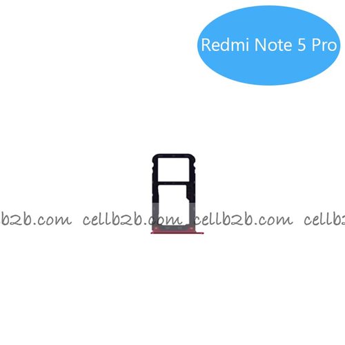 Bandeja de SIM para Redmi Note 5 Pro Rojo