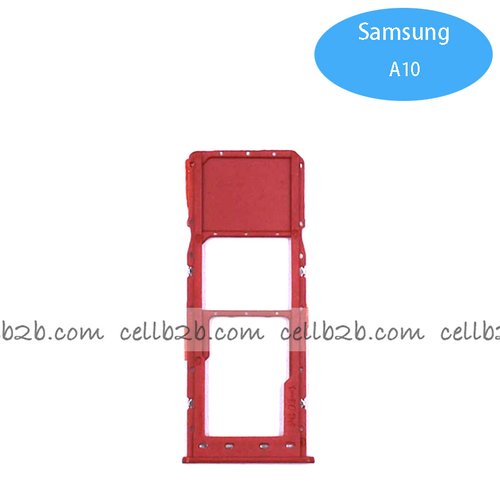 Bandeja de Nano SIM para Samsung A10 A105F Rojo