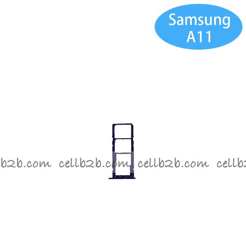 Bandeja de SIM para Samsung A11 A115F Azul