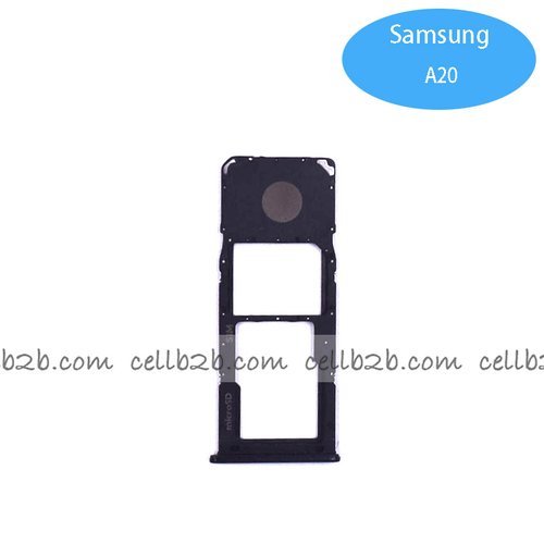 Bandeja de SIM para Samsung A20 A205F Negra
