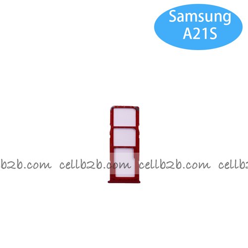 Bandeja de SIM para Samsung A21S A217F Rojo