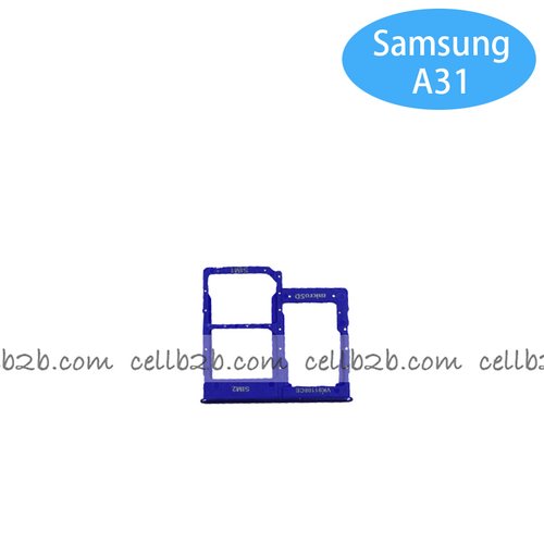 Bandeja de SIM para Samsung A31 A315F Azul