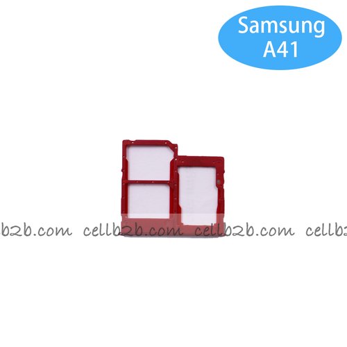 Bandeja de SIM para Samsung A41 A415F Rojo