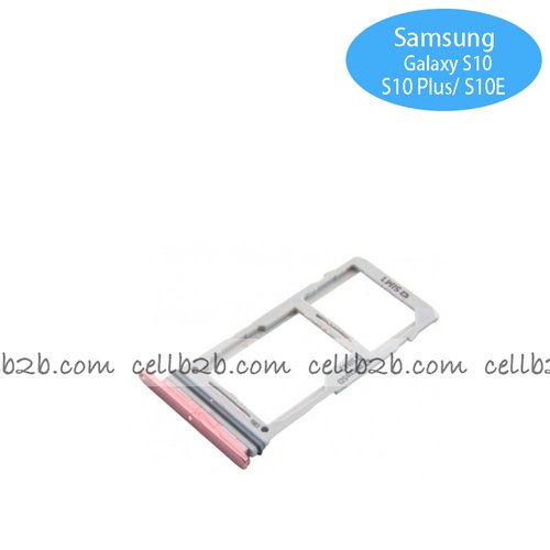 Bandeja de SIM para Samsung Galaxy S10/ S10 Plus/ S10E Rosa