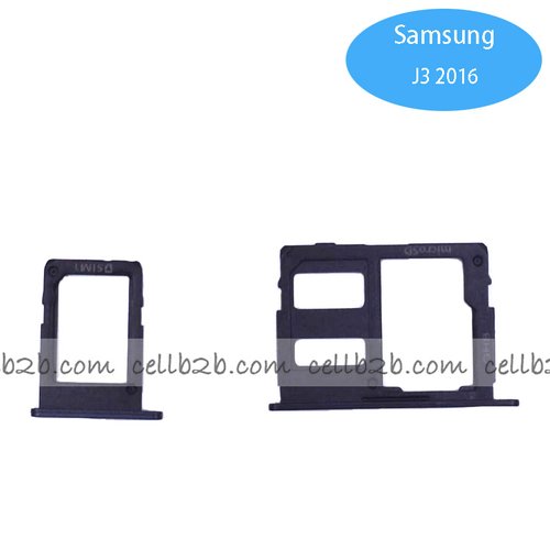 Bandeja de SIM para Samsung J3 2016 J310 Negra