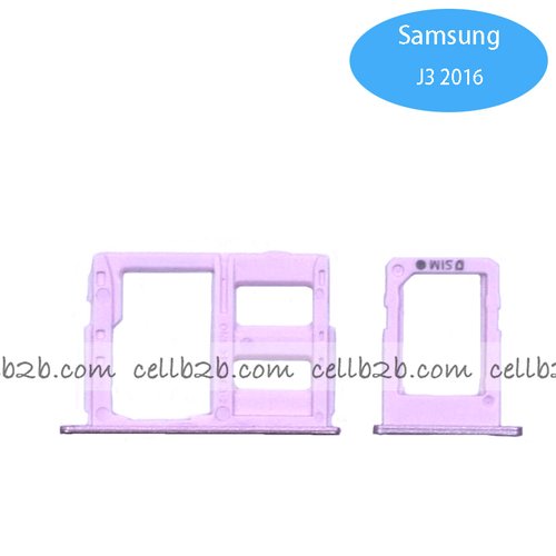 Bandeja de SIM para Samsung J3 2016 J310 Rosa