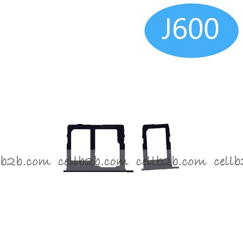 Bandeja de SIM para Samsung J600F/J6 2018 Negra
