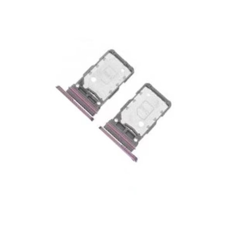 Bandeja de SIM para Samsung S21 Plus 5G G996B / S21 Ultra 5G G998B Rosa
