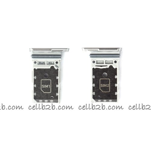 Bandeja de SIM para Samsung S22 5G S901B / S22 Plus 5G S906B Plateada