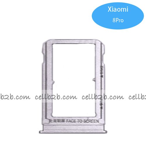 Bandeja de SIM para Xiaomi Mi 8 Pro Blanca