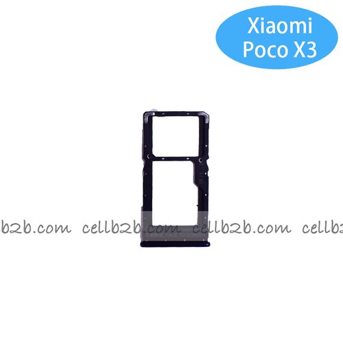 Bandeja de SIM para Xiaomi Poco X3 / X3 NFC Azul