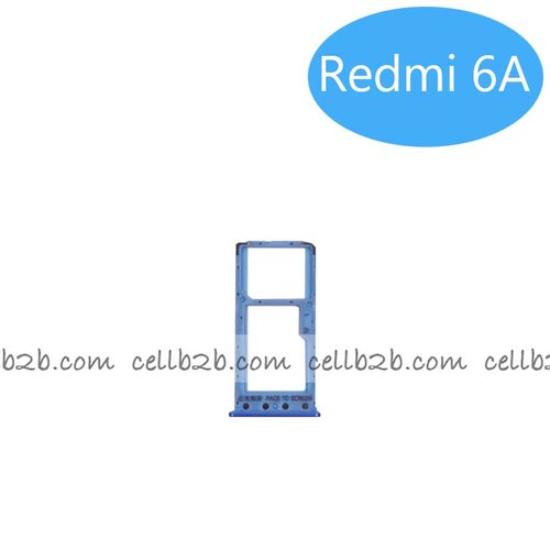 Bandeja de SIM para Xiaomi Redmi 6A Azul