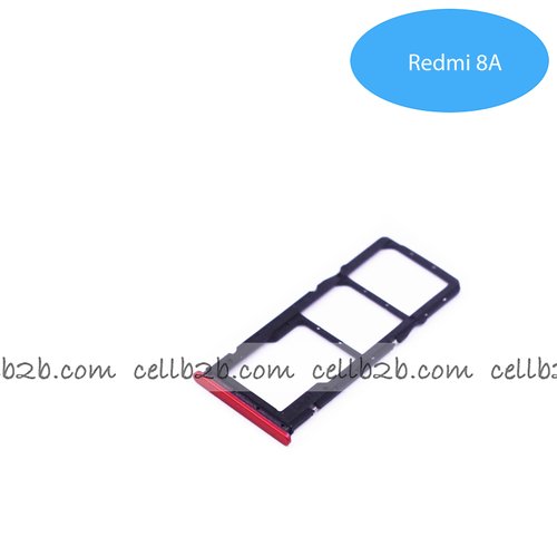Bandeja de SIM para Xiaomi Redmi 8A Roja