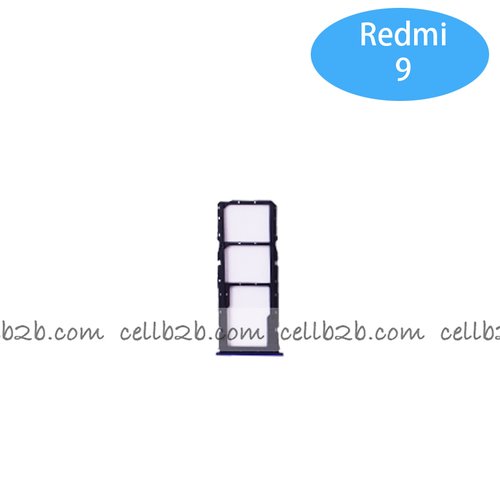 Bandeja de SIM para Xiaomi Redmi 9 Azul