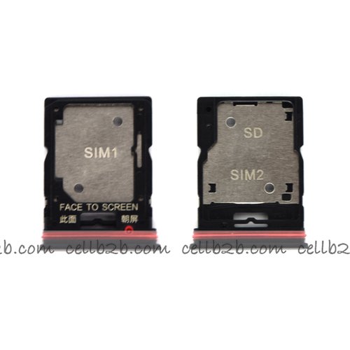 Bandeja de SIM para Xiaomi Redmi Note 11 Pro 5G Negra