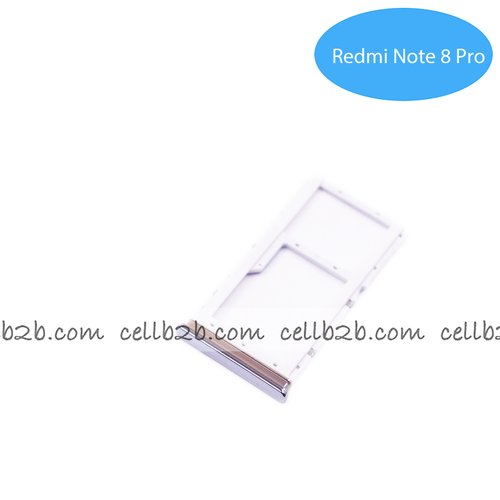 Bandeja de SIM para Xiaomi Redmi Note 8 Pro Blanca