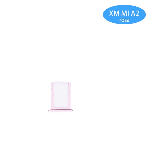 Bandeja de SIM para Xiaomi Mi A2/Mi 6X Rosa