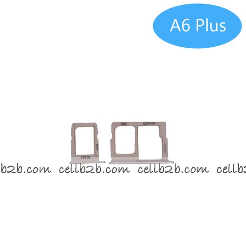 Bandeja de SIM+SD Para Samsung A6 Plus Dorada